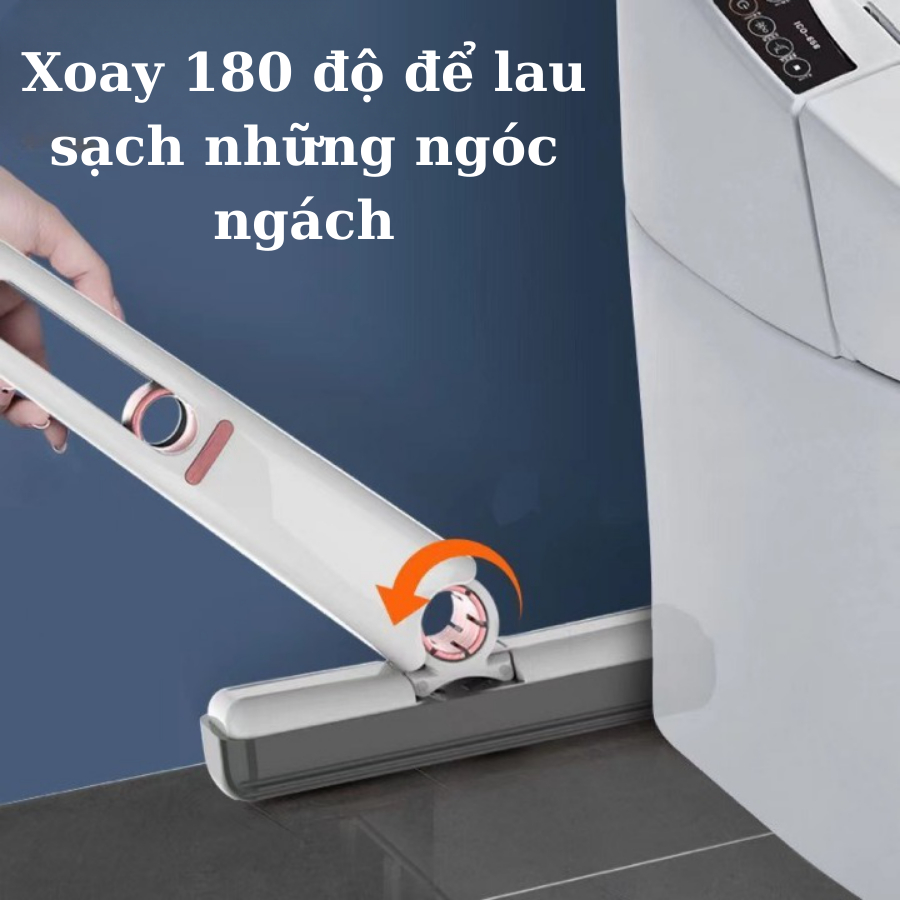 Cây Lau Bàn Bếp Tự Vắt Thông Minh Mini 25cm, Bọt Biển Siêu Thấm Hút Đa Năng, Gập Gọn