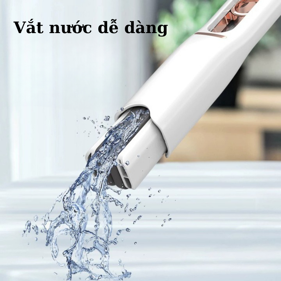 Cây Lau Bàn Bếp Tự Vắt Thông Minh Mini 25cm, Bọt Biển Siêu Thấm Hút Đa Năng, Gập Gọn