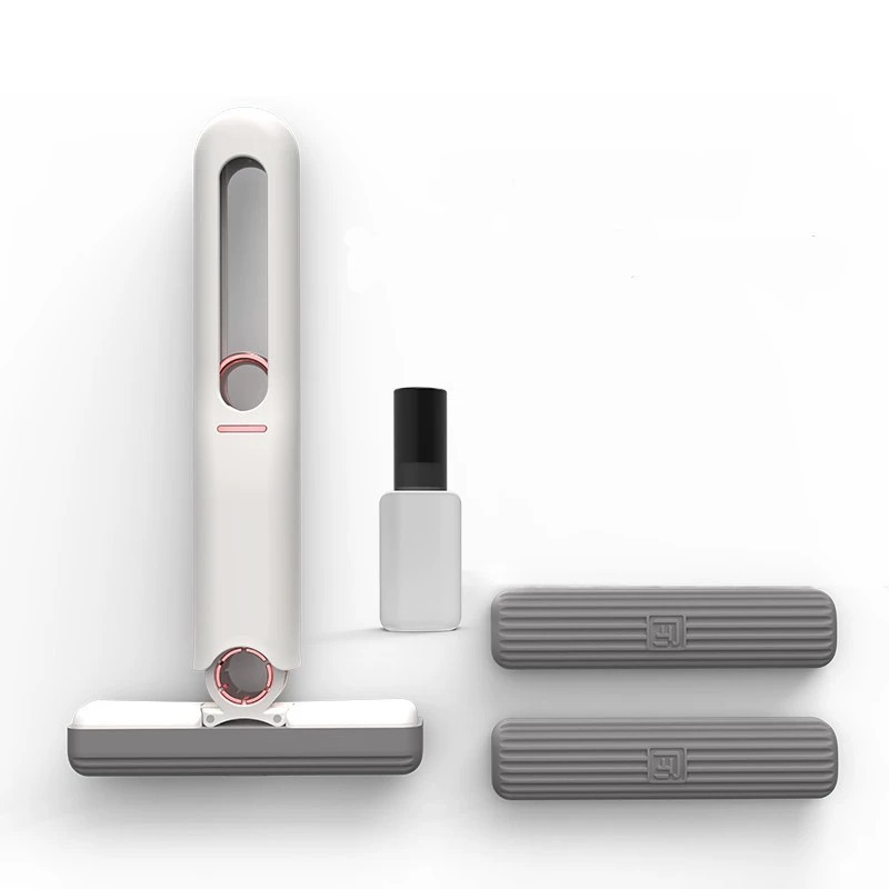 Cây Lau Bàn Bếp Tự Vắt Thông Minh Mini 25cm, Bọt Biển Siêu Thấm Hút Đa Năng, Gập Gọn