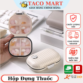 Hộp đựng thuốc mini 7 ngày LD chống ẩm, hộp chia thuốc 7 ngày 7 ngăn cao cấp nhỏ gọn dễ dàng mang theo