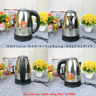 Ấm Siêu Tốc Đạt Tường DTST-02 Chính Hãng, Ấm Đun Nước Đạt Tường Inox 304 Cách Nhiệt Tốt QM Store