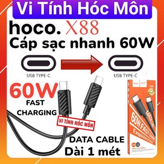 Hoco x88 cáp sạc nhanh 60w Type c to type c