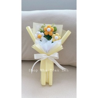 [Quà tặng] BÓ HOA LEN HANDMADE XINH XẮN (30*20cm)