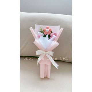 [Quà tặng] BÓ HOA LEN HANDMADE XINH XẮN (30*20cm)