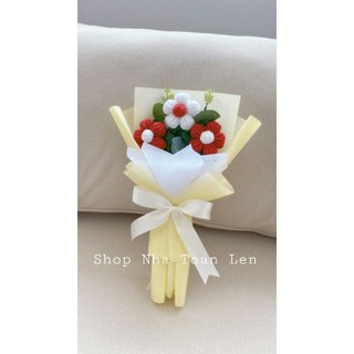 [Quà tặng] BÓ HOA LEN HANDMADE XINH XẮN (30*20cm)