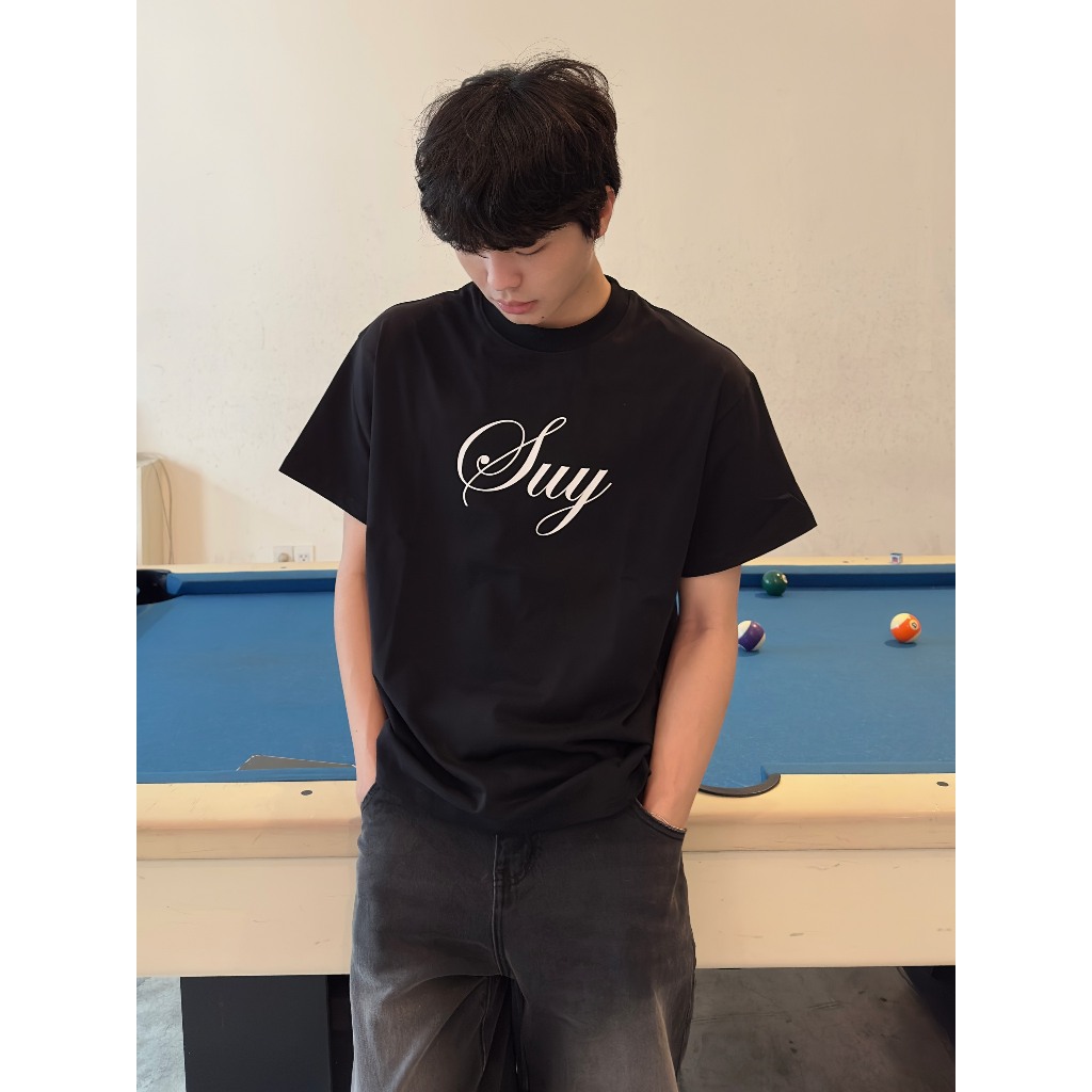 Áo thun Suy - Màu Đen - Unisex - Form Boxy