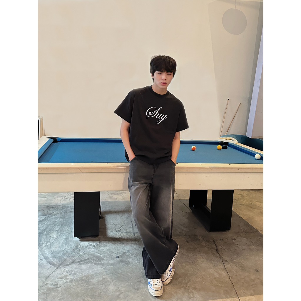 Áo thun Suy - Màu Đen - Unisex - Form Boxy