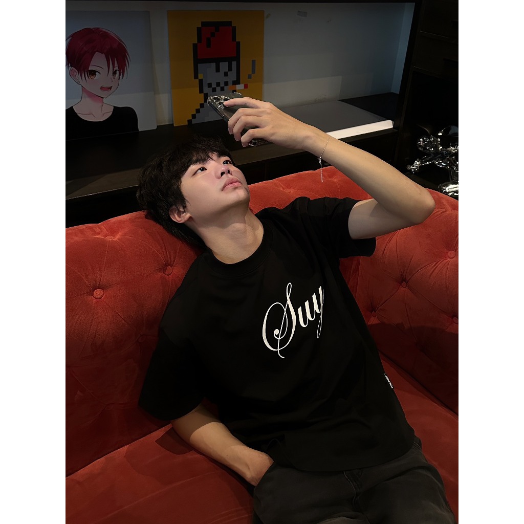 Áo thun Suy - Màu Đen - Unisex - Form Boxy