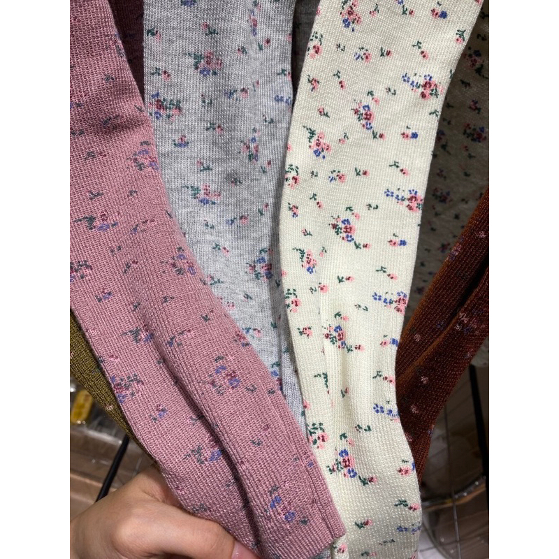 Áo thun gân hoa nhí tay dài 23'September