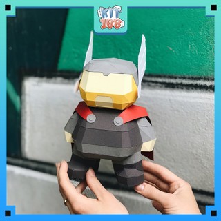 Mô hình giấy Anime Game Chibi Thor mập - Marvel