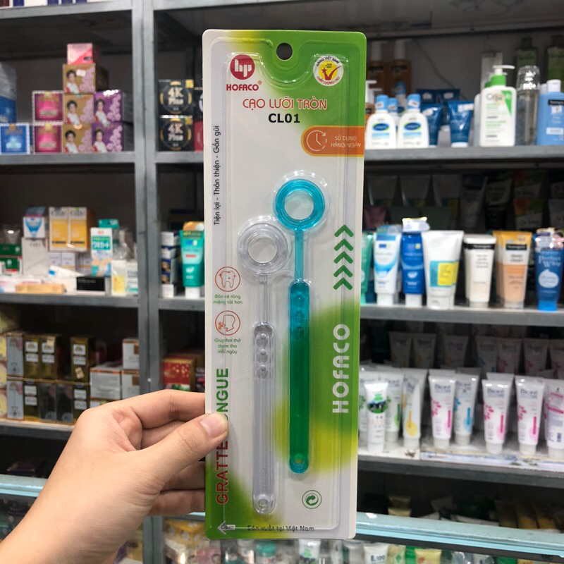 Vĩ 2 cây cạo lưỡi tròn HOFACO-CL01