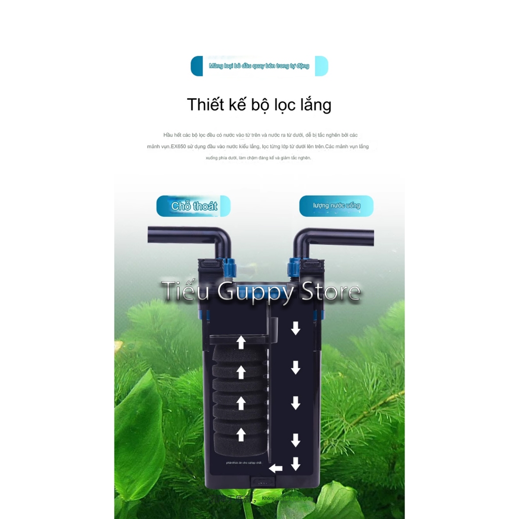 Máy Lọc Treo MARINE KY300, KY400, KY500, KY600 - Kiểu dáng đẹp và nhỏ gọn