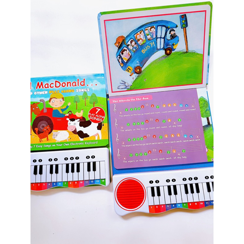 Sách âm thanh cho bé Piano sound book nhập khẩu UK