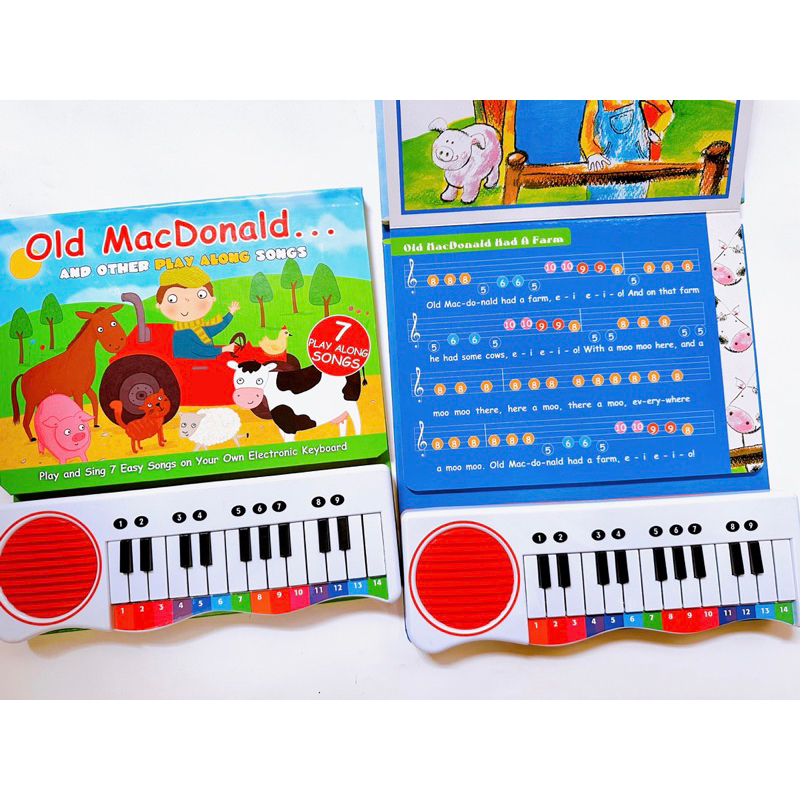 Sách âm thanh cho bé Piano sound book nhập khẩu UK