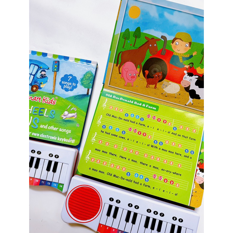 Sách âm thanh cho bé Piano sound book nhập khẩu UK