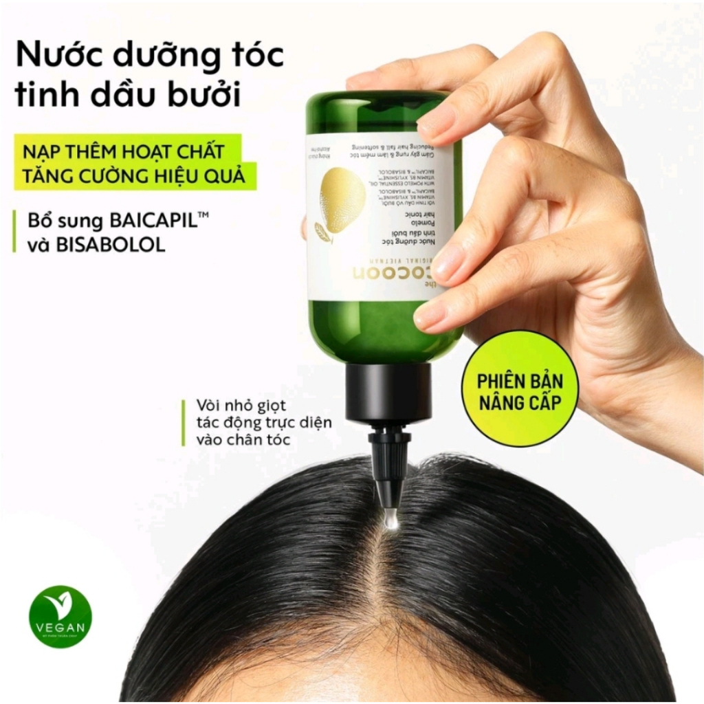 Nước Dưỡng Tóc Cocoon Tinh Dầu Bưởi Pomelo Hair Tonic 140ml