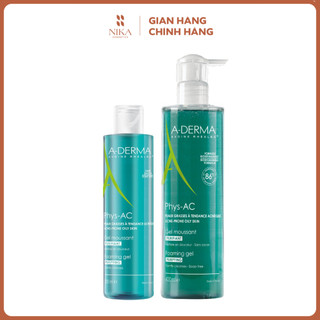 Sữa rửa mặt A.derma Phys-AC Gel moussant [Nika Cosmetics]
