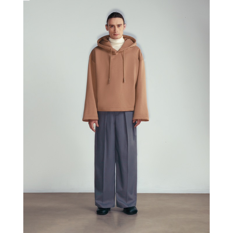 GIAN SAIGON - Áo bodysuit tay dài- Knit Cotton Longsleeve Bodysuit - Màu Trắng Kem