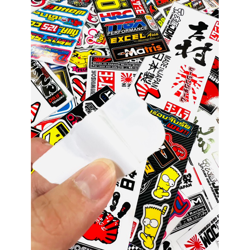 Tem Sticker Logo Chữ MSD Dán Trang Trí Xe Máy, Xe Điện, Nón Bảo Hiểm v.v Decal Chống Thấm Nước Bền Màu