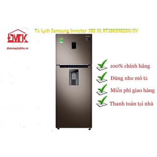 Tủ lạnh samsung inverter 380 lít rt38k5982dx/sv
