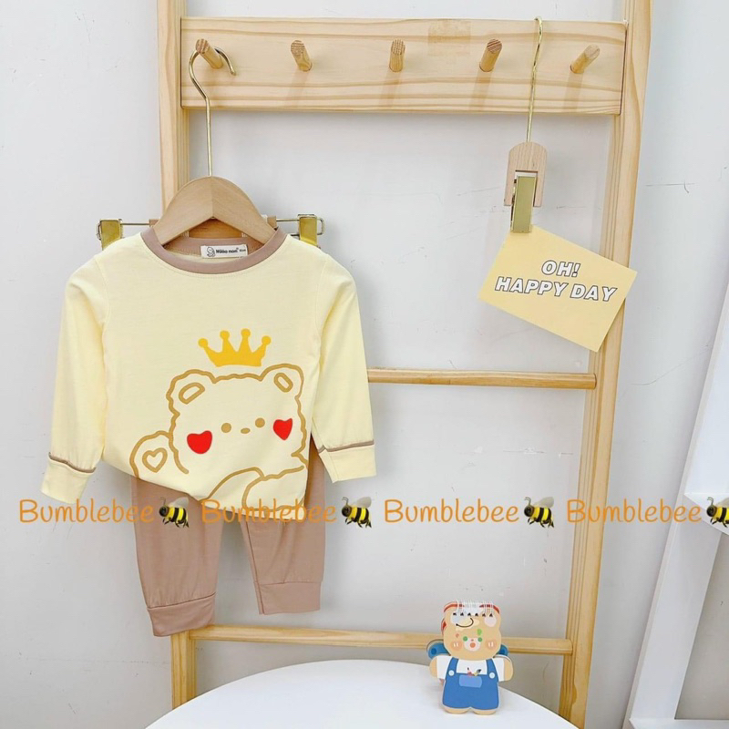 BUM Bộ thun dài tay cho bé mã 2535