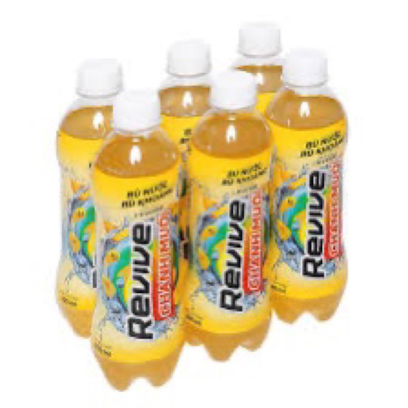 Lốc 6 chai nước tăng lực Revive chai muối 390ml