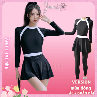 ĐỒ BƠI LIỀN THÂN VÁY QUẦN DÀI KỀM RIÊNG -MOM212