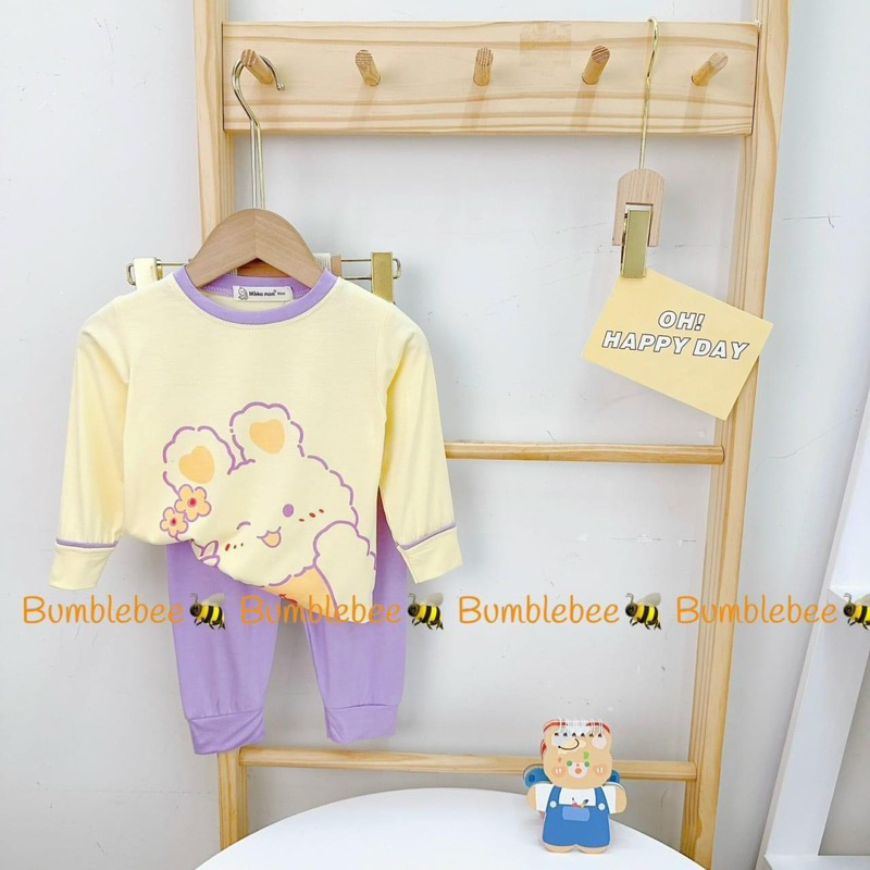 BUM Bộ thun dài tay cho bé mã 2535