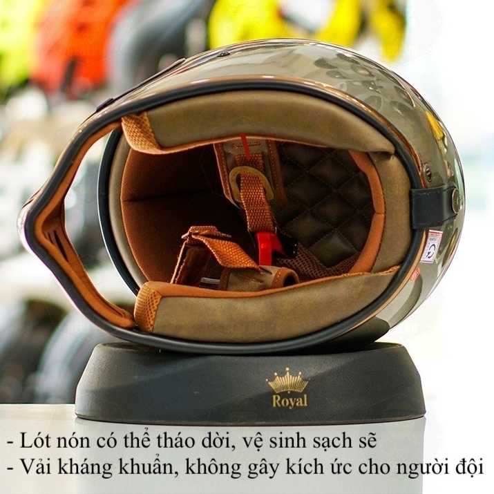 Nón bảo hiểm fullface Royal H1 - Mũ bảo hiểm Royal H01 cao cấp chính hãng có bảo hành 12 tháng tại nhà sản xuất