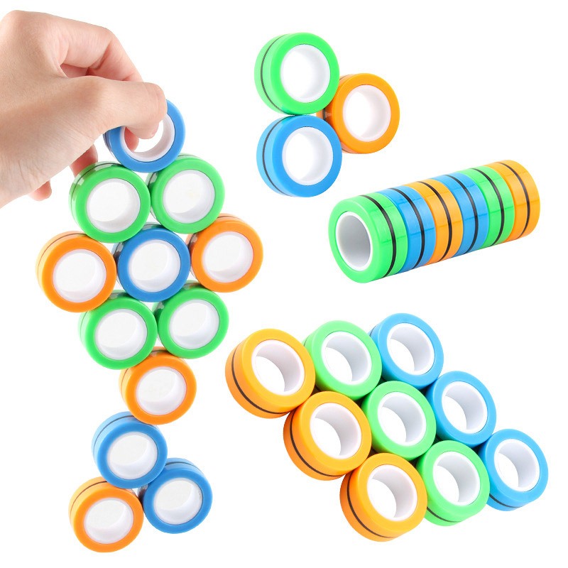 NHẪN NAM CHÂM THÁCH THỨC LỰC LY TÂM STRESS RELIEF MAGNETIC RINGS|NGẪU NHIÊN| IDEASHOP.VN