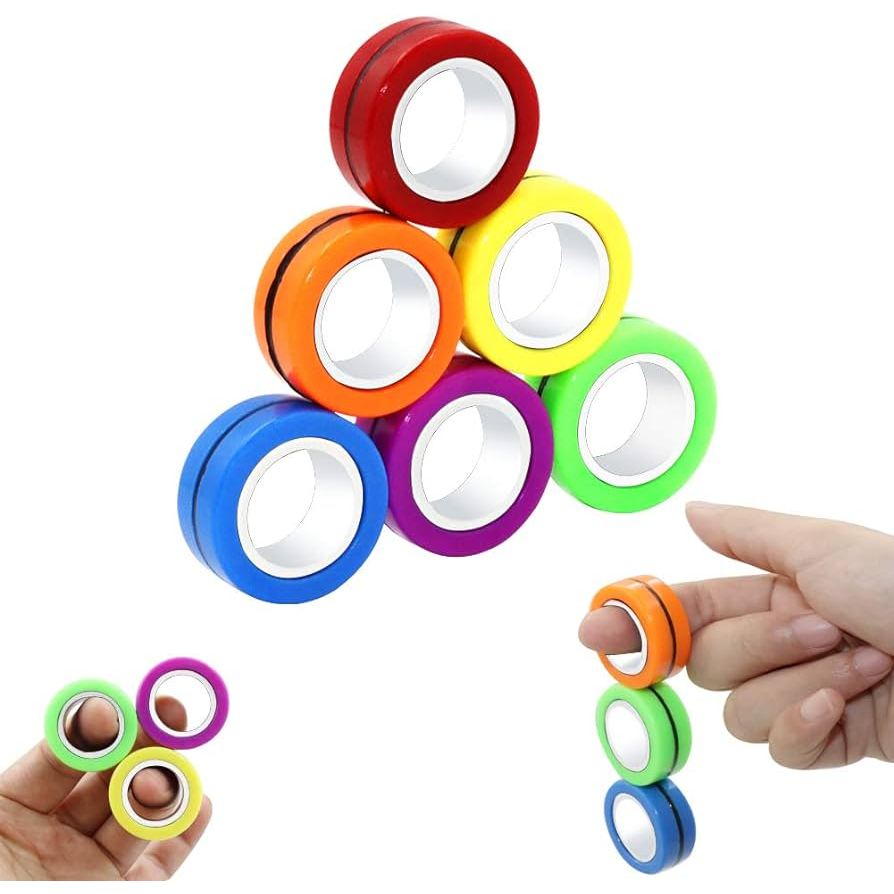 NHẪN NAM CHÂM THÁCH THỨC LỰC LY TÂM STRESS RELIEF MAGNETIC RINGS|NGẪU NHIÊN| IDEASHOP.VN