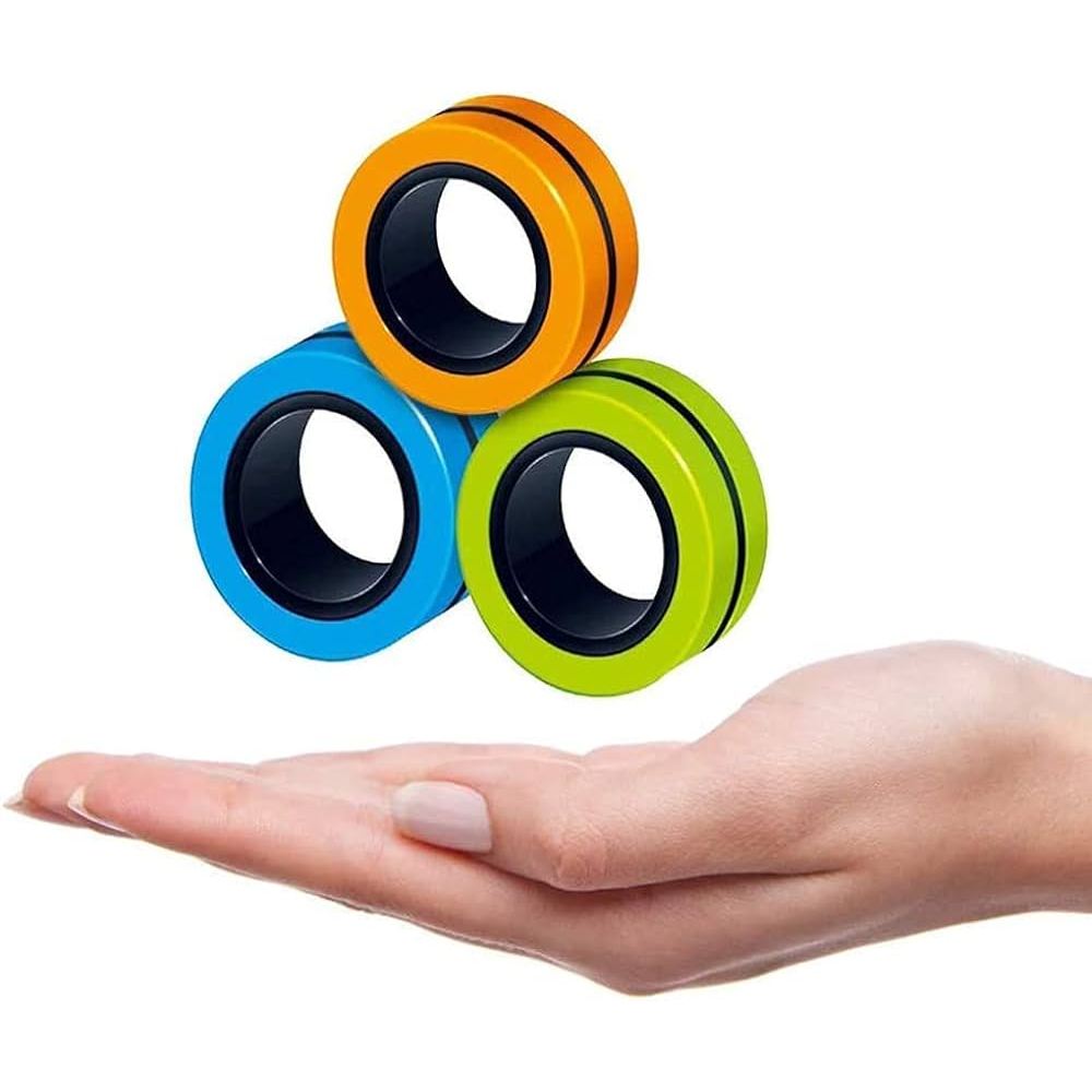 NHẪN NAM CHÂM THÁCH THỨC LỰC LY TÂM STRESS RELIEF MAGNETIC RINGS|NGẪU NHIÊN| IDEASHOP.VN