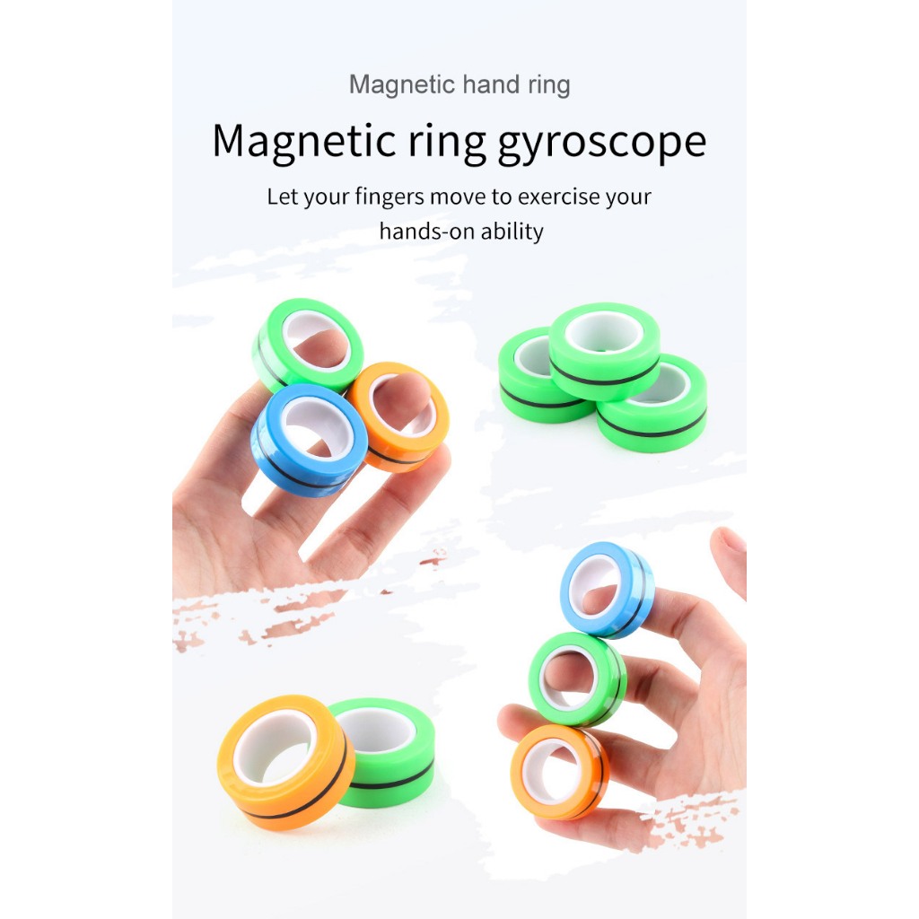 NHẪN NAM CHÂM THÁCH THỨC LỰC LY TÂM STRESS RELIEF MAGNETIC RINGS|NGẪU NHIÊN| IDEASHOP.VN