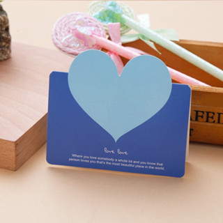  Thiệp in hình trái tim hoặc thỏ vàng ngộ nghĩnh kích thước 9x9.5cm 