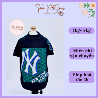 Áo thun ny cho chó mèo - áo thun mlb 2023 - áo cho chó mèo cao cấp giá rẻ tanipetshop