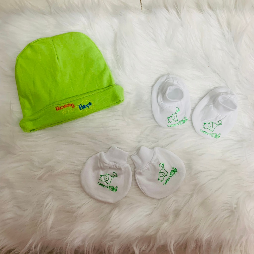 SET MŨ BAO TAY BAO CHÂN SƠ SINH MTK