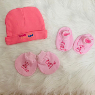 Set mũ bao tay bao chân sơ sinh mtk