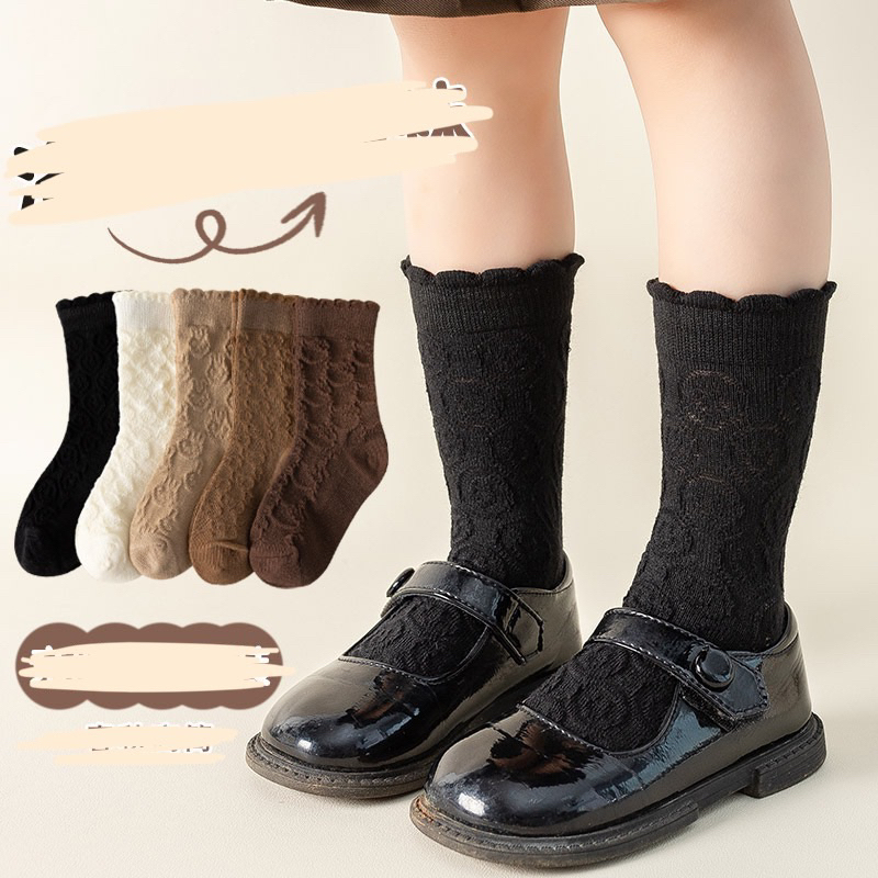 Set 5 đôi tất GIRL cho bé 12-13cm mã 2838