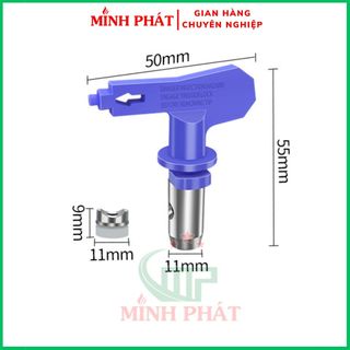 Béc phun sơn dầu minh phát, đầu béc phun sơn đa năng hợp kim