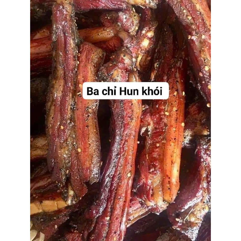 Ba Chỉ Lợn Gác Bếp Đặc Sản Đông Bắc Tuyên Quang,Thịt Ba Chỉ Lợn Hun Khói Thơm Ngon Đậm Vị