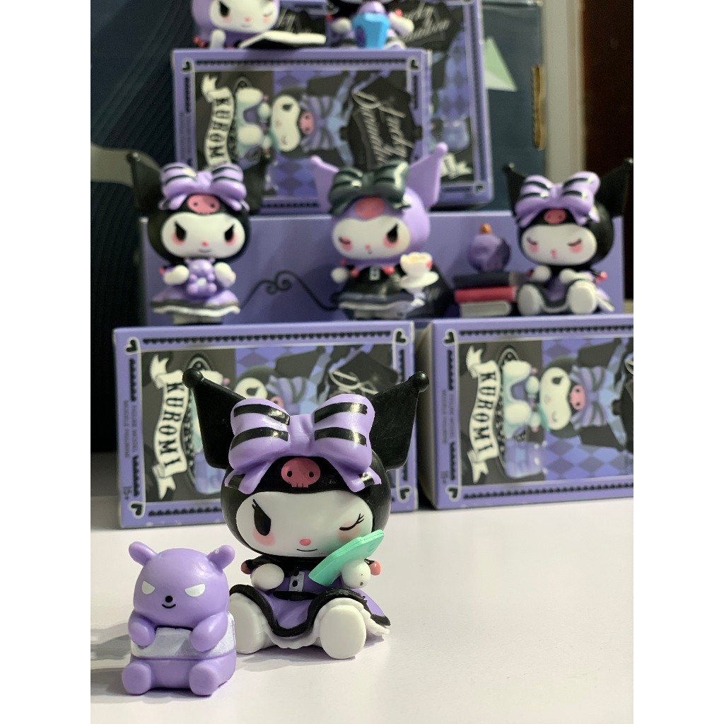 Mô Hình Nhân Vật Kuromi Trong Sanrio - trang trí bàn làm việc - làm quà tặng - sưu tầm -màu tím