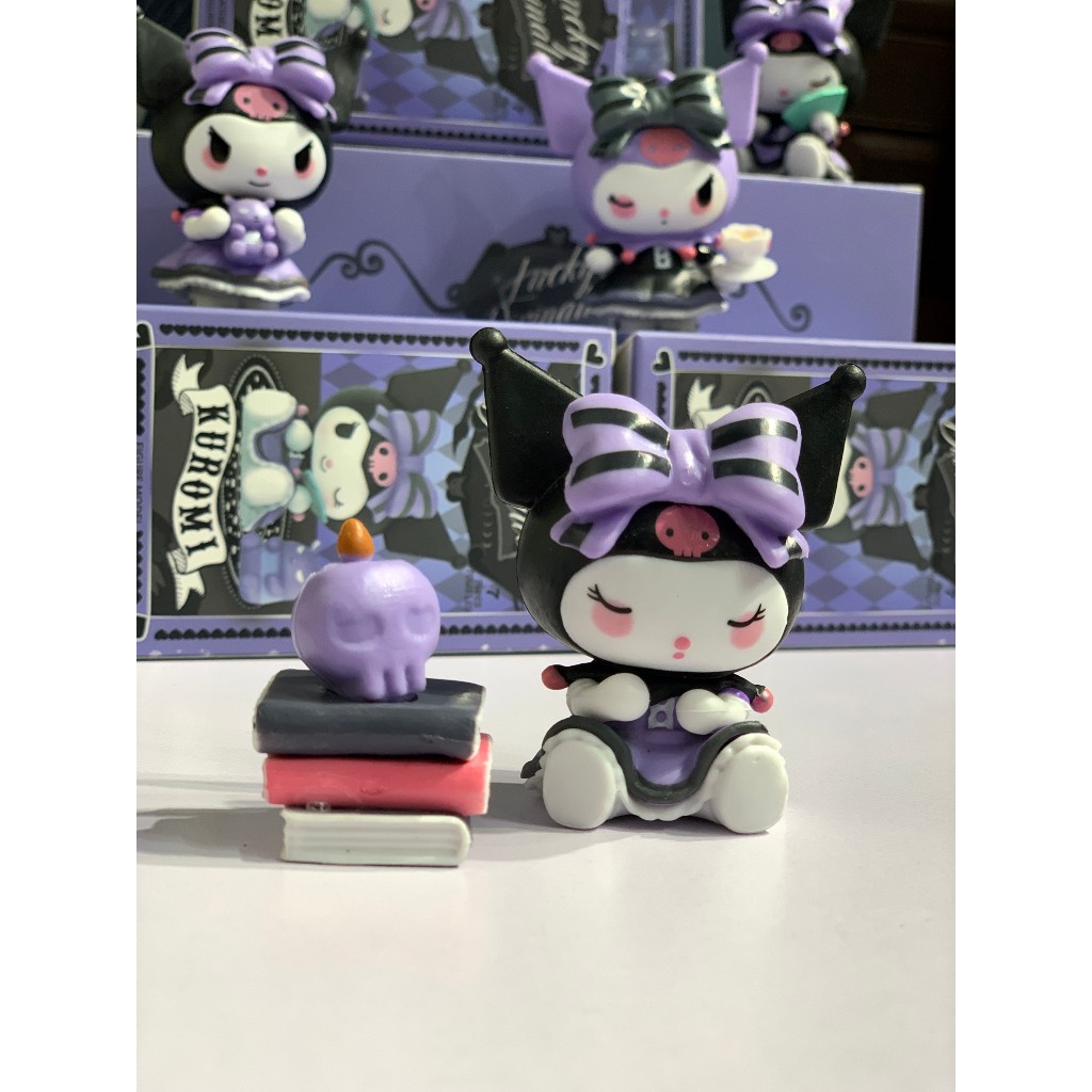 Mô Hình Nhân Vật Kuromi Trong Sanrio - trang trí bàn làm việc - làm quà tặng - sưu tầm -màu tím