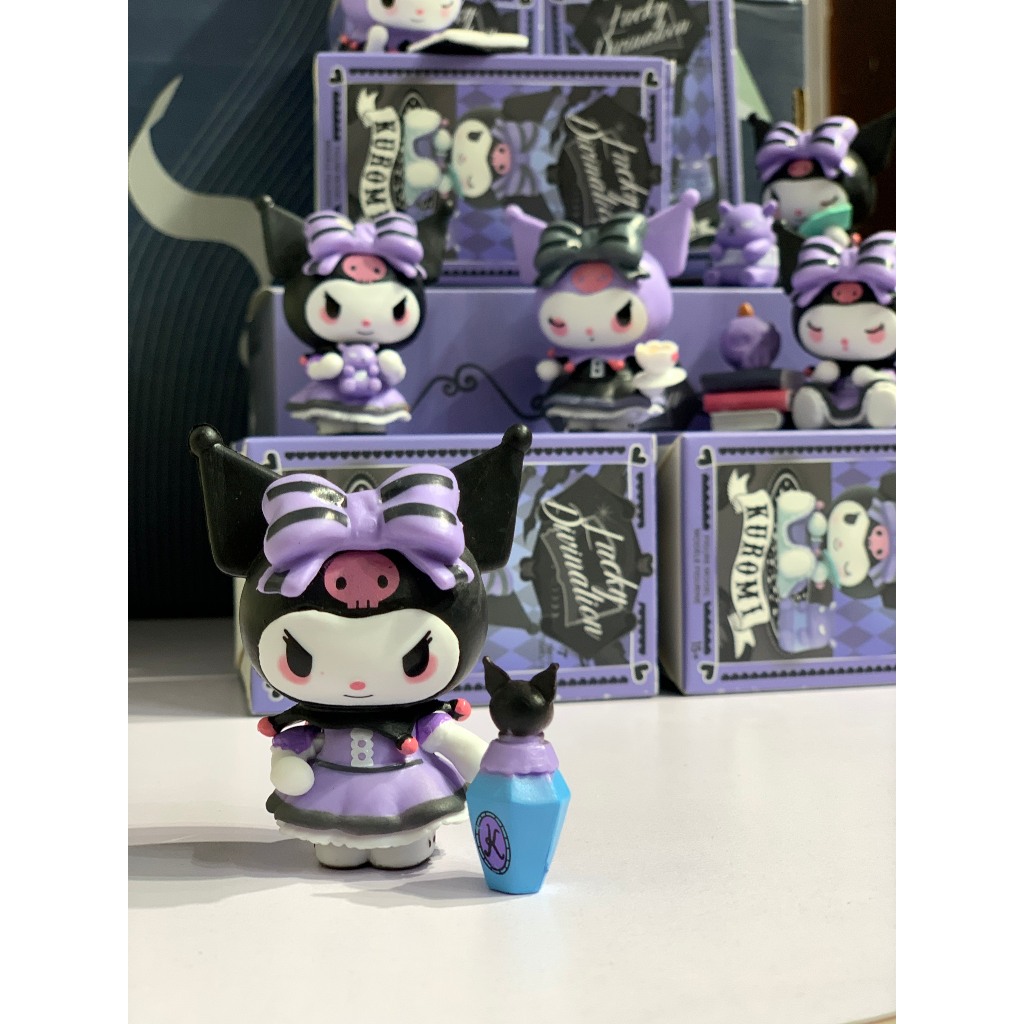 Mô Hình Nhân Vật Kuromi Trong Sanrio - trang trí bàn làm việc - làm quà tặng - sưu tầm -màu tím