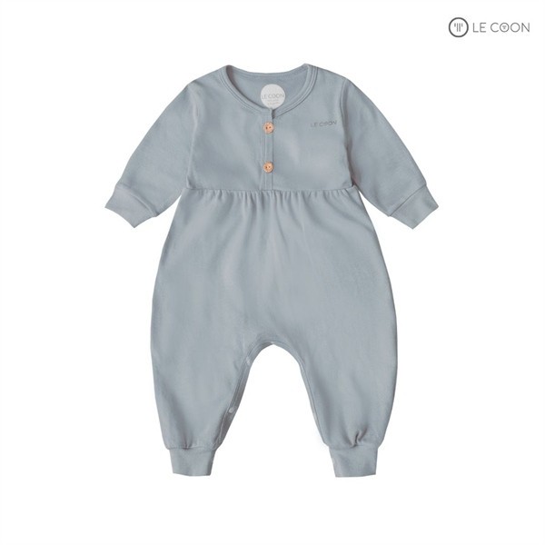 Bodysuit dài tay cotton form bí ngô trẻ em Le Coon