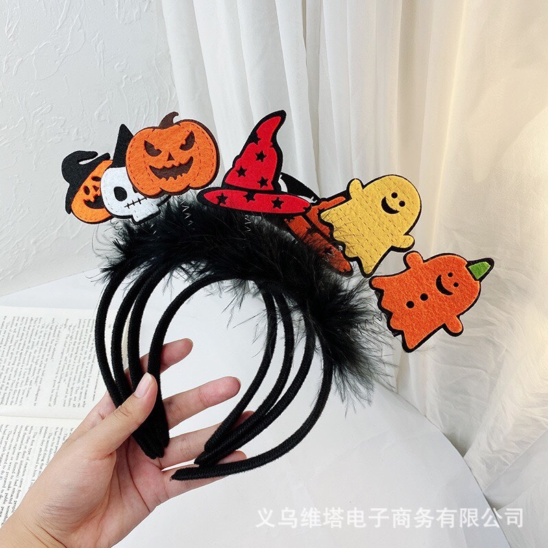 Băng Đô Cài Tóc Phong Cách Halloween - Bờm nón hoá trang halloween - Smart Baby