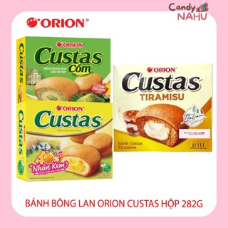 Bánh bông lan Custas Orion hộp 282g ( 12 cái)