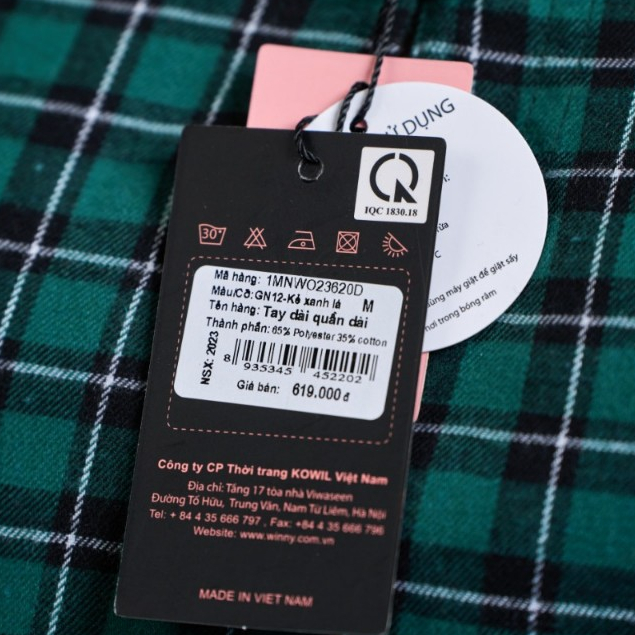 Bộ đồ ngủ thô thu đông Winny 23620