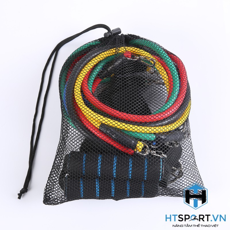 Dây kháng lực tập gym, dây ngũ sắc đa năng đa năng tập gym thể thao tại nhà