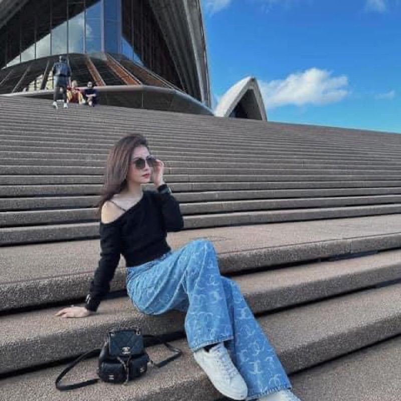 ÁO LEN LỆCH VAI DÂY XÍCH