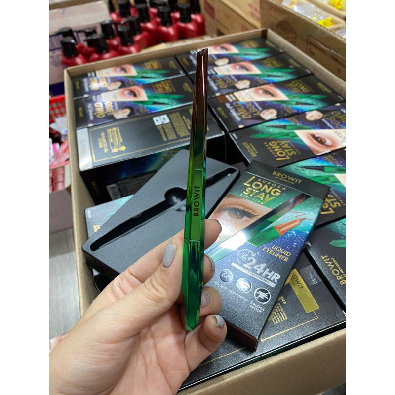 Bút Kẻ Mắt Nước Browit Nongchat Ultra Fine Eyeliner 0.01MM